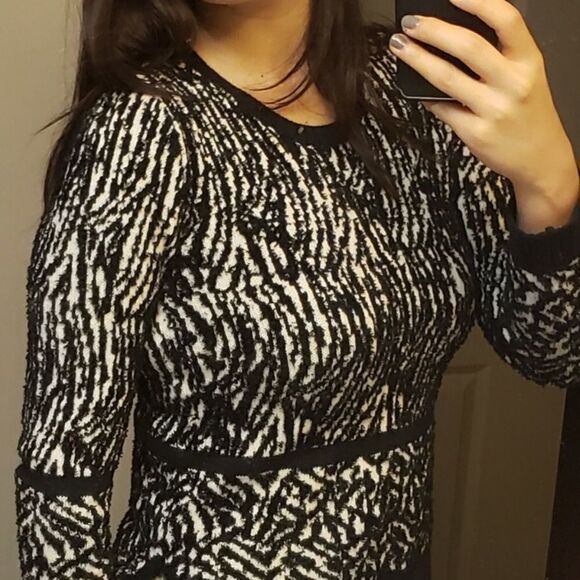 RACHEL ROY b&w eyelash sweater - Picture 11 of 13